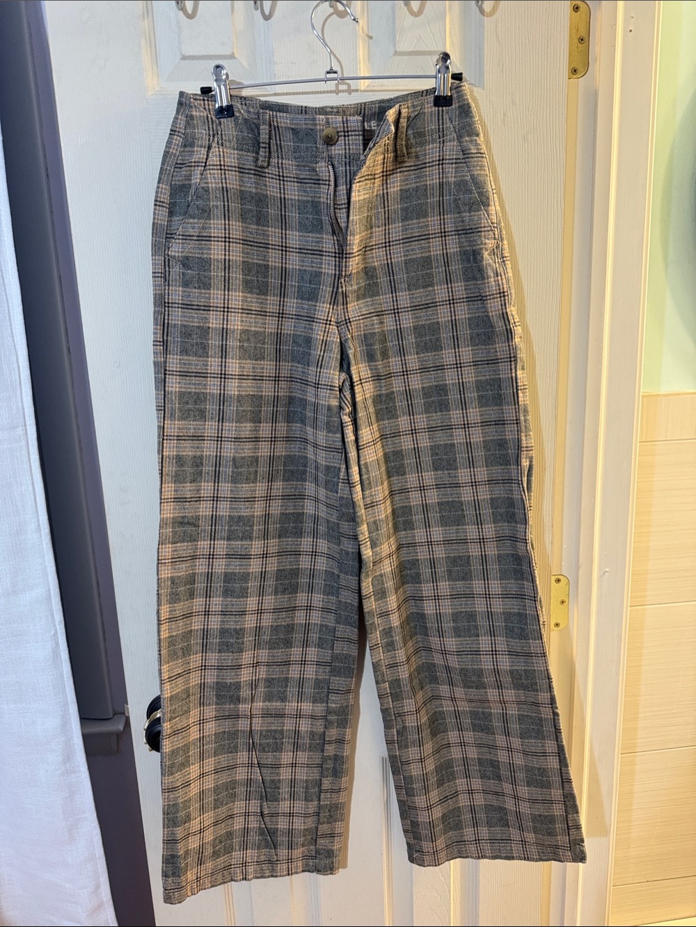 Womens American eagle super high rise, baggy wide leg